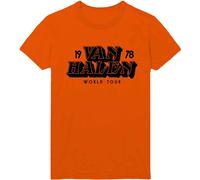 Van Halen World Tour '78 ufficiale Uomo maglietta unisex