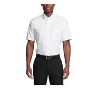 Van Heusen Camicia da Uomo a Maniche Corte Regular Fit Oxford Tinta Unita, Bianco, L