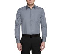 Van Heusen - Camicia da uomo Grigio 43 cm Collo 81 cm- 84 cm Manica