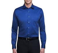Van Heusen Dress Shirt Regular Fit Flex Collar Stretch Solid Camicia da Smoking, Blu Reale, XL/44 cm Collo 81/84 cm Manica Uomo