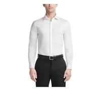 Van Heusen Dress Shirt Slim Fit Ultra Wrinkle Free Flex Collar Stretch Camicia Elegante, Bianco, 38 cm-39 cm Collo 86 cm-89 cm Manica Uomo