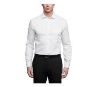 Van Heusen Men's Dress Shirts Regular Fit Lux Sateen Stretch Solid