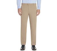 Van Heusen Men's Flex Straight Fit Flat Front Pant, Khaki, 42W x 32L