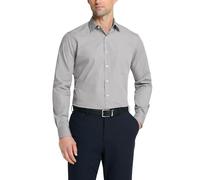 Van Heusen - Camicia da uomo aderente in popeline, tinta unita, 39 cm Collo 91 cm- 94 cm Manica
