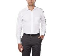 Van Heusen Men's Size Big Dress Shirt Tall Fit Poplin, White, 18.5" Neck 35"-36" Sleeve