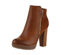 Van Hill Ankle boots 'Chloe' marrone / oro Donna Van Hill 38 marrone / oro
