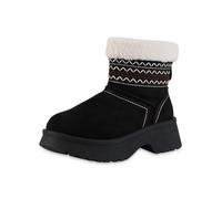 Van Hill Boots da neve 'Linda' marrone / nero / bianco Donna Van Hill 40 marrone / nero / bianco