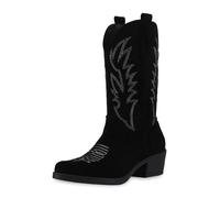 Van Hill Stivale da cowboy 'Isabella' nero Donna Van Hill 38 nero