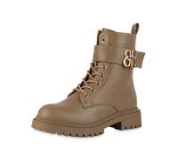 Van Hill Stivaletto stringato 'Isabella' cachi Donna Van Hill 36 cachi
