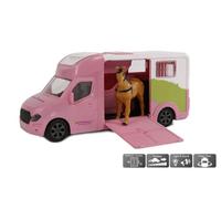 Van Manen 510212 Anemone Die Cast Transport Silver/Black (with Light & Sound, 1 Horse, Includes Battery)