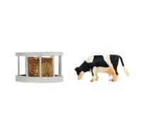 Kids Globe – Alimentatore per bestiame 1:3 2 Scala – Anello, set inclusi – Balla rotonda