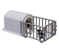 Kids Globe Calve Capanna (Casa) & Penna Con 2 Nero & Bianco Vitelli - 1:3 2