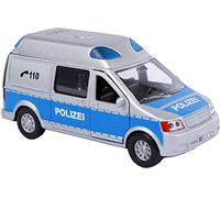 Van Manen Kids Globe Traffic Die Cast Polizia (auto della polizia con luce e suono, Pull Back) - 510656