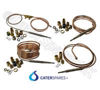 Van Stock Nickel Placcato Universal Termocoppia Kit 4 Stili Ampolla 90cm 180