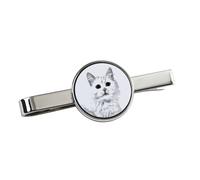 Van turco spilla per cravatta con gatto Art-Dog