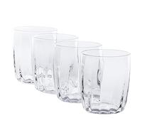 VAN WELL Bormioli Rocco - Set di 4 bicchieri da 300 ml, in vetro trasparente lavabile in lavastoviglie