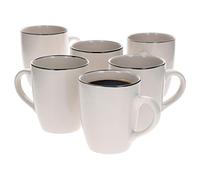 Van Well Set di 6 tazze da caffè Campo crema | 430 ml | 6 persone |
