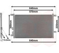 VAN WEZEL 01005070 Condensatore climatizzatore per ALFA ROMEO 147 (937) senza