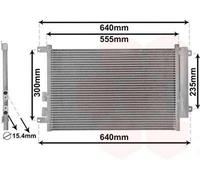 VAN WEZEL 01005088 Condensatore climatizzatore per ALFA ROMEO 147 (937) con