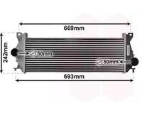 VAN WEZEL 02014707 Intercooler per LAND ROVER Defender SUV (L316)