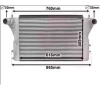 VAN WEZEL 03004386 Intercooler