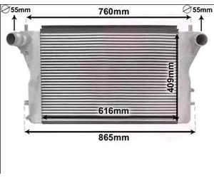 VAN WEZEL 03004386 Intercooler