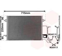 VAN WEZEL 03005140 Condensatore climatizzatore per VW PASSAT (3B2) senza