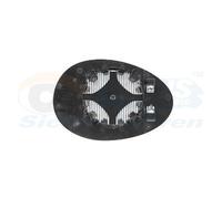 VAN WEZEL 0506837 Vetro specchio, Specchio esterno per MINI