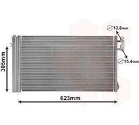 VAN WEZEL 06005296 Condensatore climatizzatore per BMW 3 Sedan (E90) con