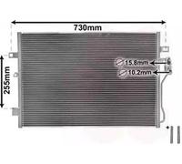 VAN WEZEL 07005139 Condensatore climatizzatore per FIAT Freemont (345) senza
