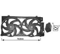 VAN WEZEL 0903749 Ventola radiatore adatto per PEUGEOT PARTNER Kasten (5)