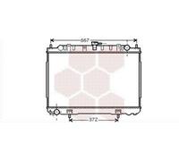 VAN WEZEL 13002241 Radiatore motore per NISSAN X-TRAIL (T30)
