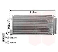 VAN WEZEL 17005310 Condensatore climatizzatore per OPEL Corsa D Schrägheck (S07)