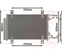 VAN WEZEL 17005351 Condensatore climatizzatore per FIAT DUCATO Kasten (244) con