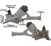 VAN WEZEL 17013101 Radiatore olio motore per OPEL Combo Combi / Tour (X12)