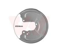 VAN WEZEL 1754373 Lamiera paraspruzzi disco freno