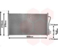 VAN WEZEL 18005268 Condensatore climatizzatore per FORD FOCUS (DAW, DBW) senza
