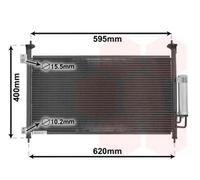 VAN WEZEL 25005213 Condensatore climatizzatore con essiccatore