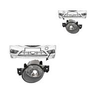 VAN WEZEL 2x Fari Fendinebbia H11 PS19W Sinistra Destra per Nissan Pulsar C13