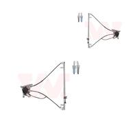 VAN WEZEL 2x Finestra Regolatore Elettrico Anteriore Sinistra Dx per Renault