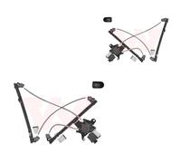 VAN WEZEL 2x Finestra Regolatore Elettrico Anteriore Sinistra Dx per VW Lupo