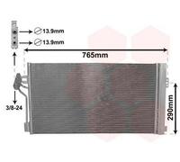 VAN WEZEL 30005352 Condensatore climatizzatore