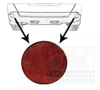 VAN WEZEL 3368930 Catarifrangente posteriore