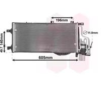 VAN WEZEL 37015370 Condensatore climatizzatore