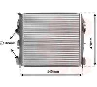 VAN WEZEL 43002325 Radiatore motore per RENAULT KANGOO (KC0/1)