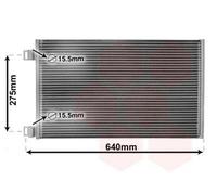 VAN WEZEL 43005444 Condensatore climatizzatore