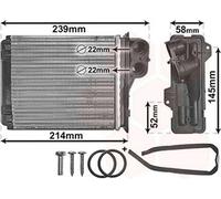 VAN WEZEL 43006398 Scambiatore calore per riscaldamento abitacolo