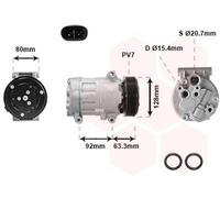 VAN WEZEL 4300K369 Compressore aria condizionata Type Delphi-Harrison CVC PAG 46