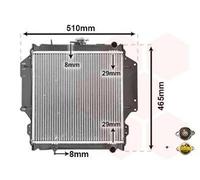 VAN WEZEL 52002012 Radiatore motore per SUZUKI Samurai SUV (SJ) SJ 413 (OS)