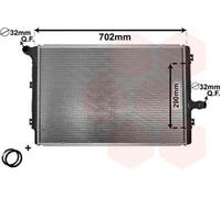 VAN WEZEL 58002208 Radiatore motore per VW GOLF VI (5K1) Golf V Schrägheck (1K1)